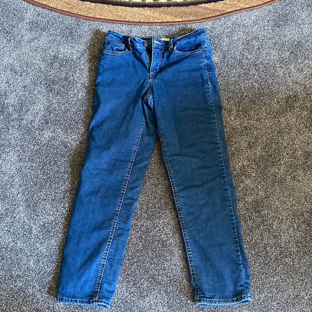 Fleece lined women’s bootcut jeans